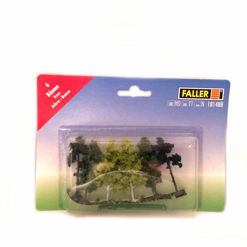 Set de 6 Arbres 6 cm - FALLER 181488