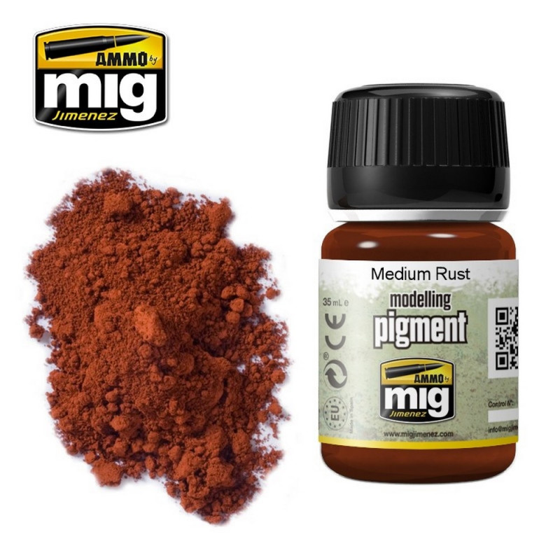 Pigments "Medium Rust - Rouille Moyenne" - AMMO 3005