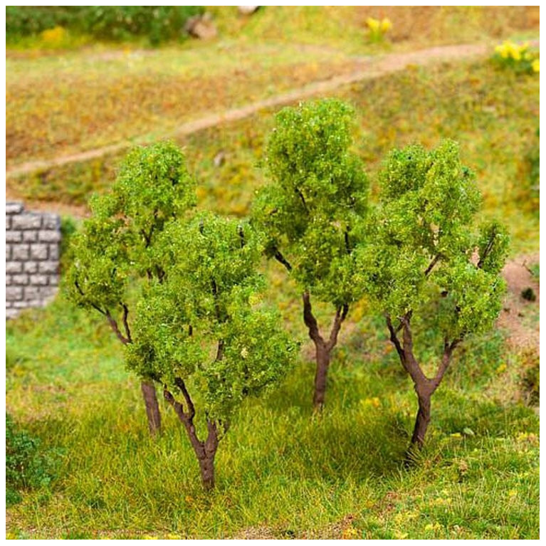 4 Aulnes 60 / 70 mm de haut-HO 1/87-FALLER 181378