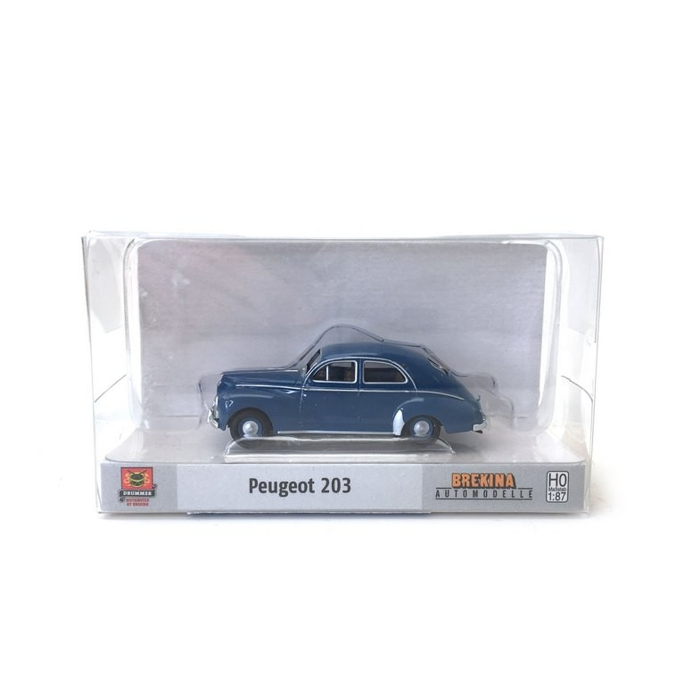 Peugeot 203 Bleu Azur-HO-1/87-BREKINA 2507