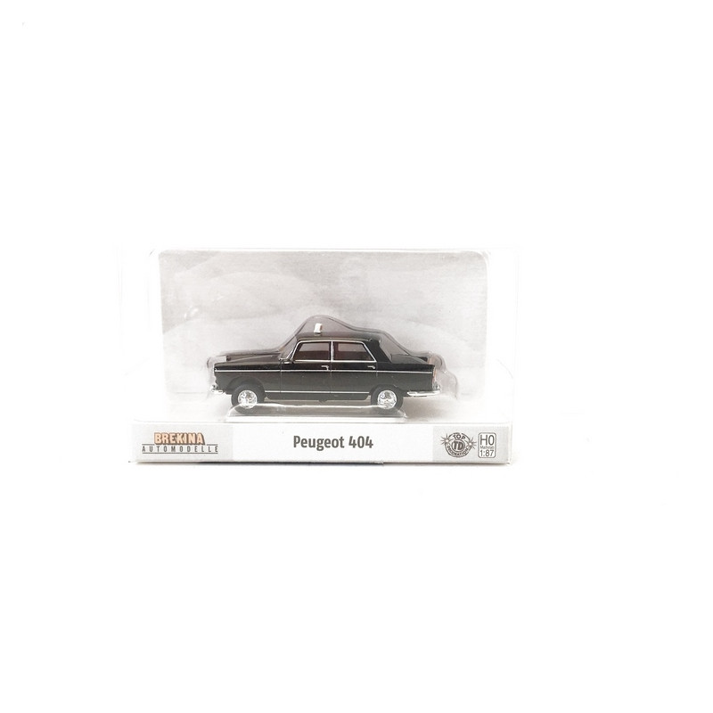 Peugeot 404 Taxi Noir-HO-1/87-BREKINA 2331