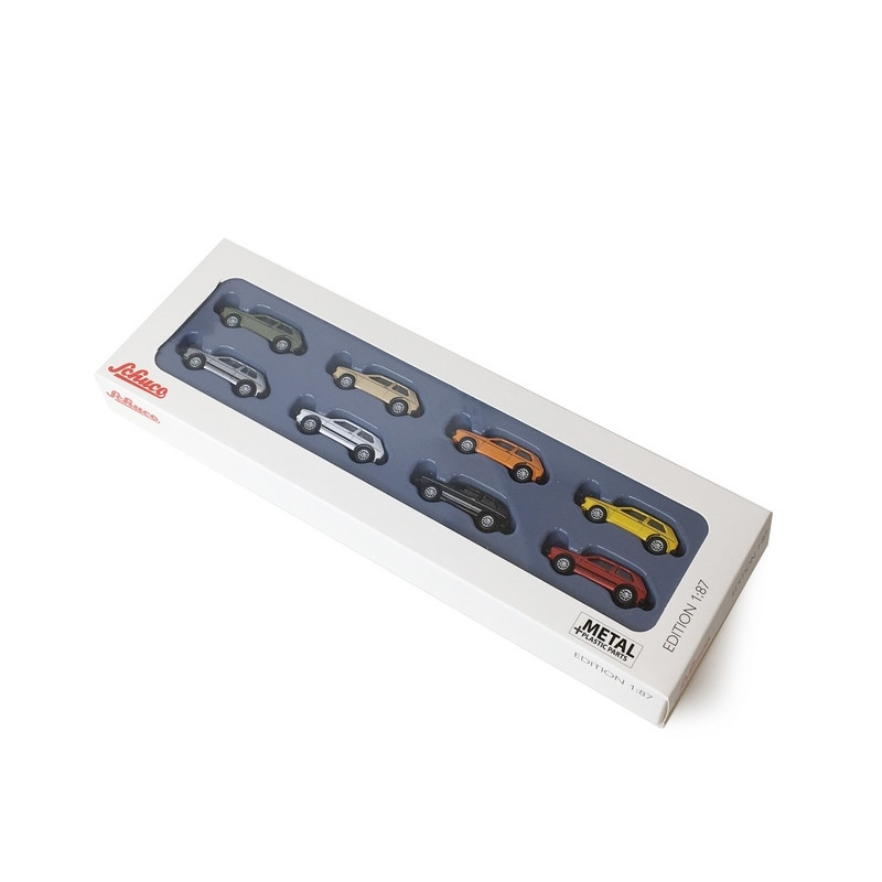 Coffret 8 VW Golf-HO 1/87-SCHUCO 452660300
