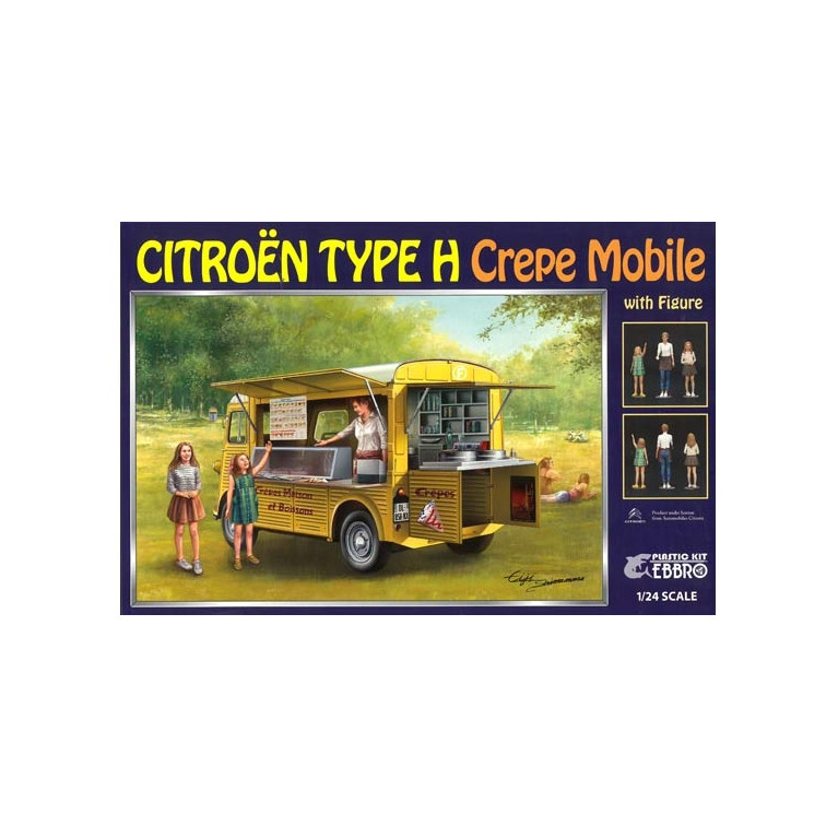 Fourgonnette Citroën type H crêpe mobile avec figurines - EBBRO 25013 - 1/24Catalogue  Produits