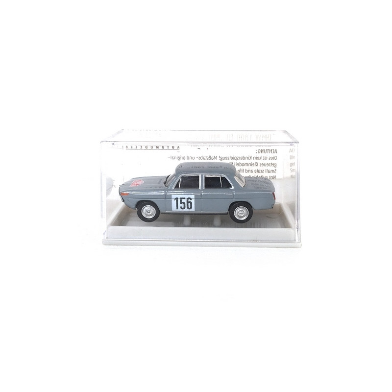 BMW 1800 TII Monte Carlo '67 Grise -HO 1/87-BREKINA 24432