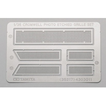 Photo découpe grille Cromwell  - 1/35 - TAMIYA 35222