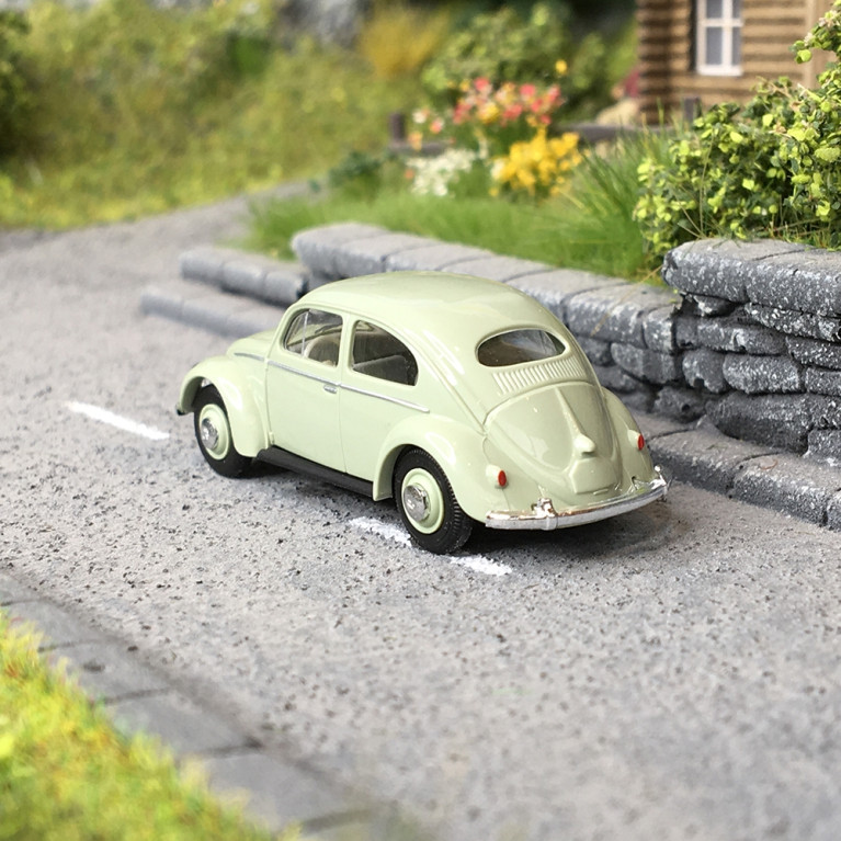 Volkswagen Coccinelle Ovale 1955 Verte-HO 1/87-BUSCH 52952