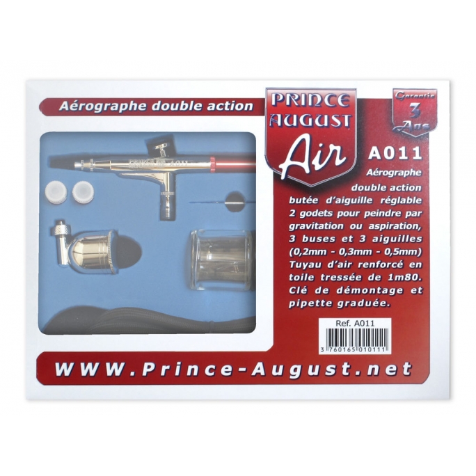 Aérographe double action - PRINCE AUGUST A011