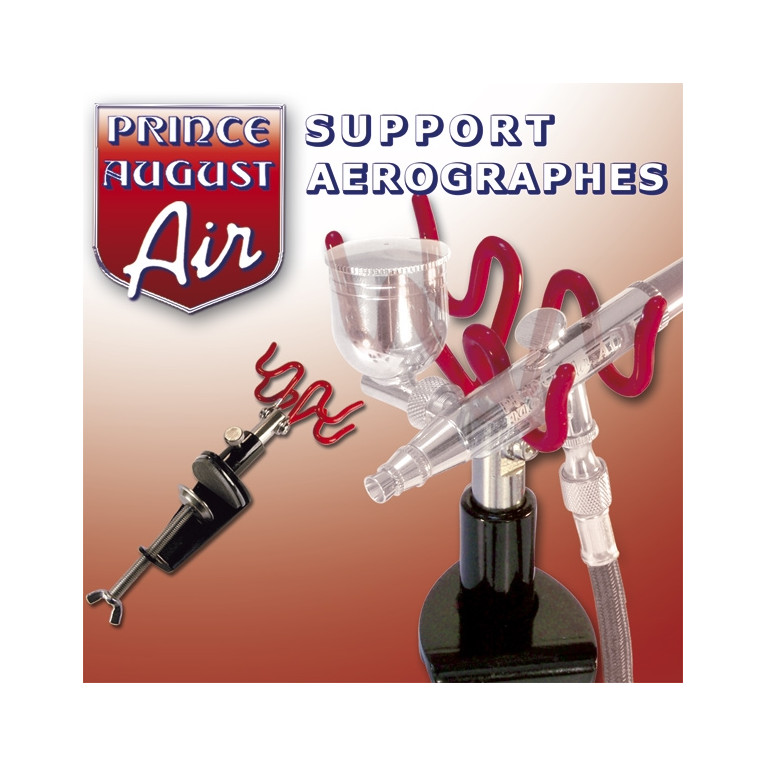 Support pour deux aérographes  - PRINCE AUGUST AAG10