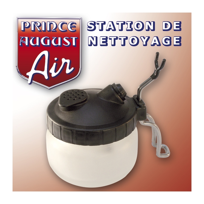 Station de nettoyage pour aérographe  - PRINCE AUGUST AAG20