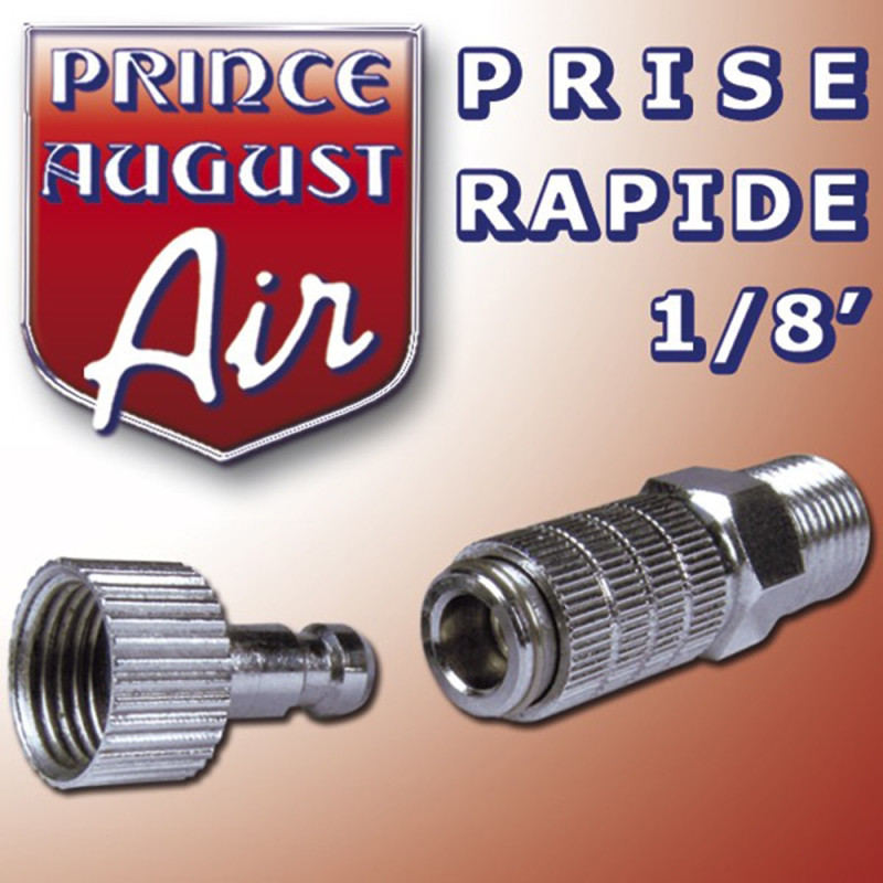 Prise Rapide 1/8′ - PRINCE AUGUST AAG50 Prise Rapide 1/8′ - PRINCE AUGUST AAG50