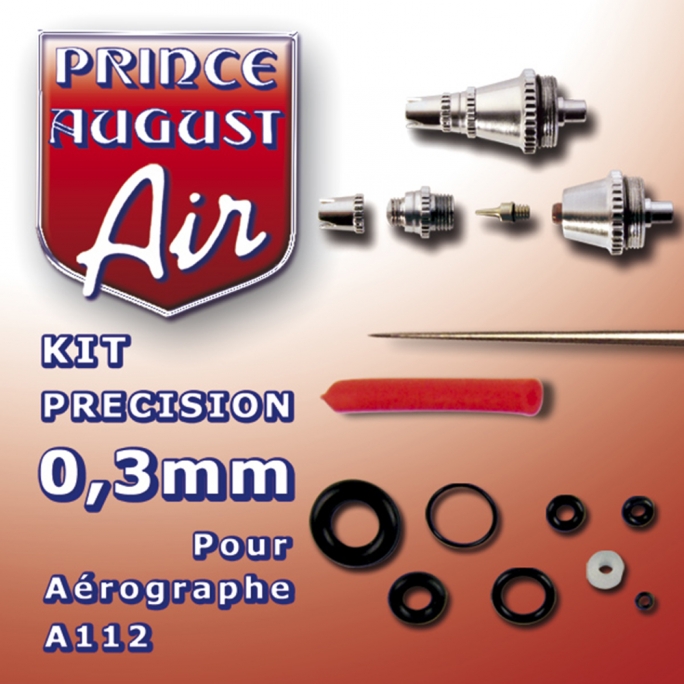 Kit de précision 0.3 pour Aérographe A112 - PRINCE AUGUST AA123