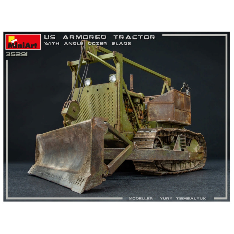 Tracteur blindé Américain avec lame frontale - MINIART 35291 - 1/35