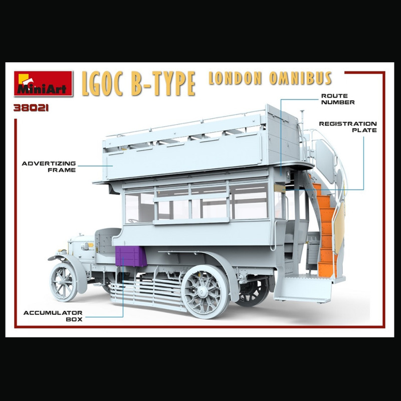 Omnibus LGOC Type - B, Londres - MINIART 38021 - 1/35