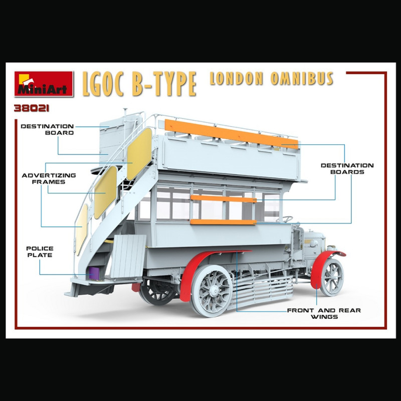 Omnibus LGOC Type - B, Londres - MINIART 38021 - 1/35