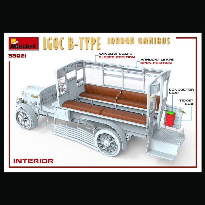 Omnibus LGOC Type - B, Londres - MINIART 38021 - 1/35