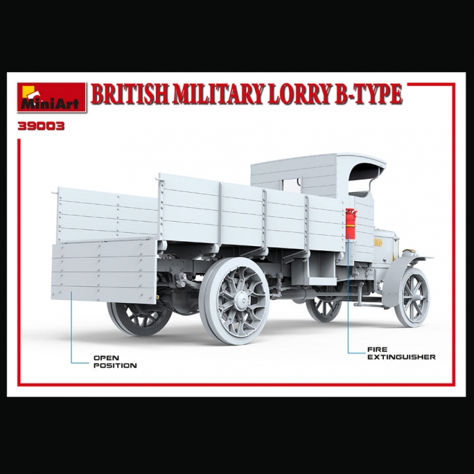 Camion Militaire LGOC Type - B, LORRY - MINIART 39003 - 1/35