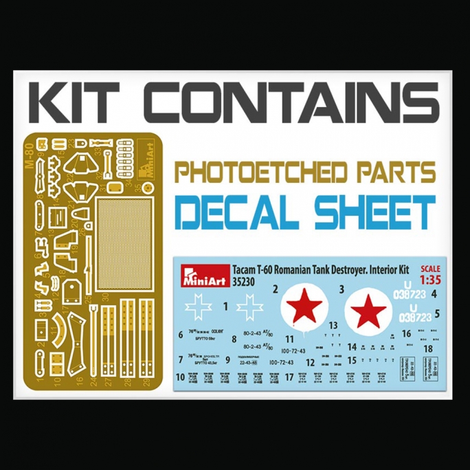 Destructeur de chars, TACAM T-60 (ROUMAIN) - MINIART 35230 - 1/35