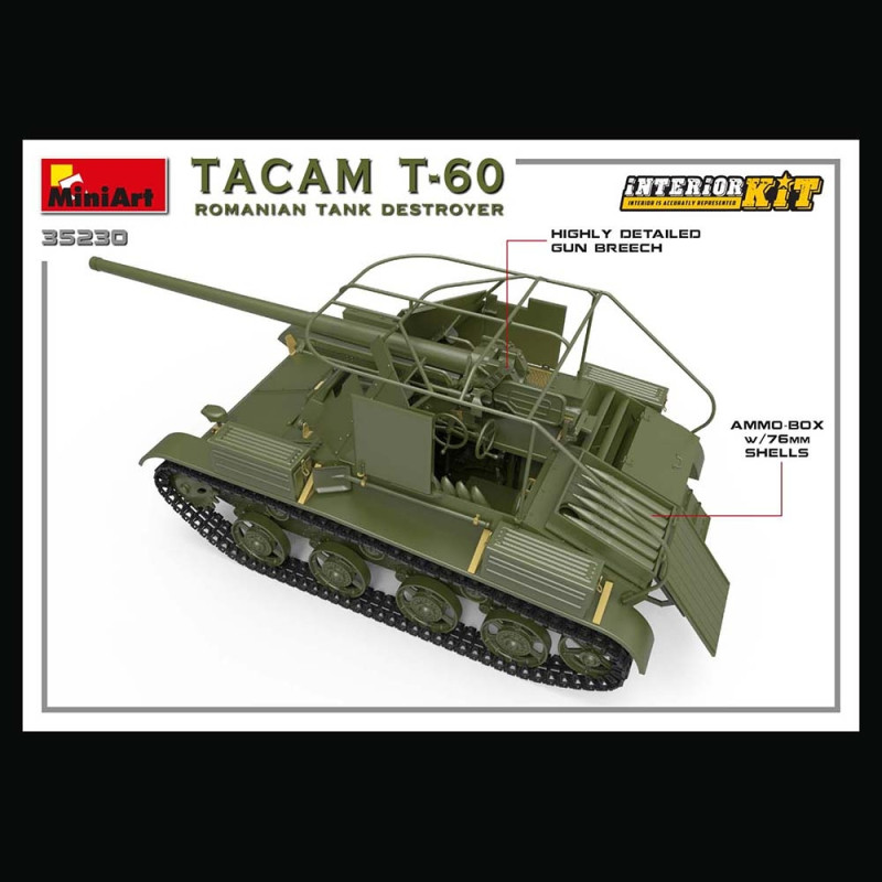 Destructeur de chars, TACAM T-60 (ROUMAIN) - MINIART 35230 - 1/35