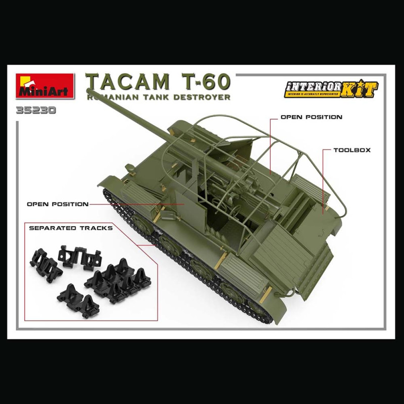 Destructeur de chars, TACAM T-60 (ROUMAIN) - MINIART 35230 - 1/35