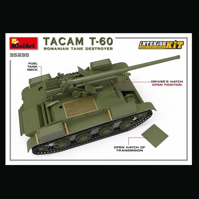 Destructeur de chars, TACAM T-60 (ROUMAIN) - MINIART 35230 - 1/35
