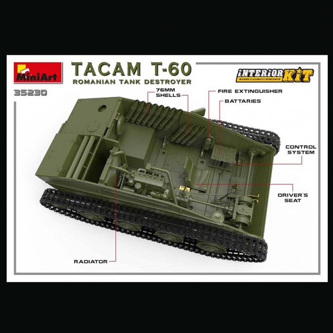 Destructeur de chars, TACAM T-60 (ROUMAIN) - MINIART 35230 - 1/35