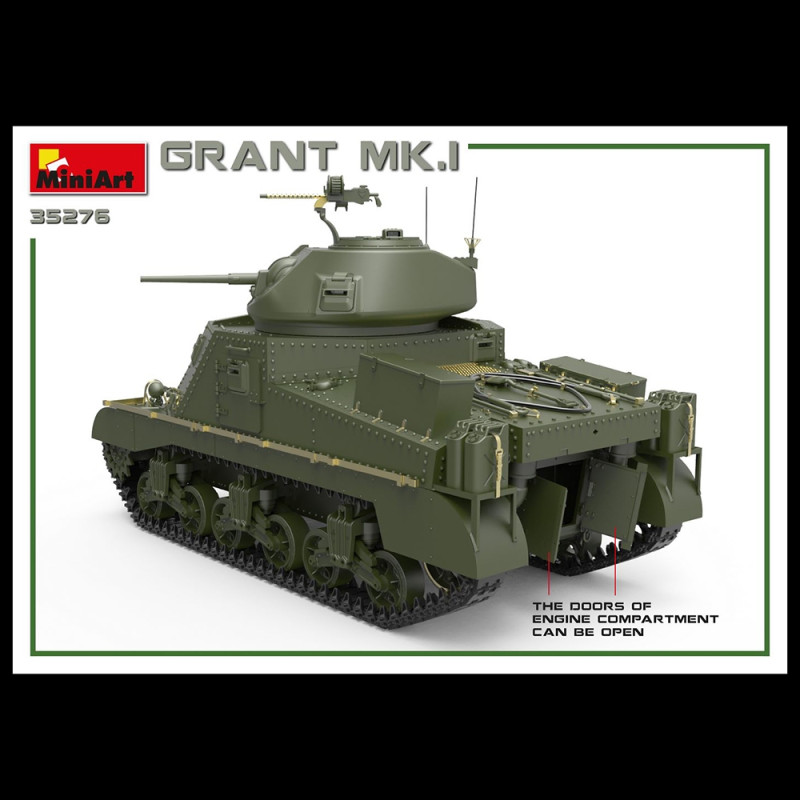 Char / Tank, Grant MK1 (Américain - Britannique) - MINIART 35276 - 1/35