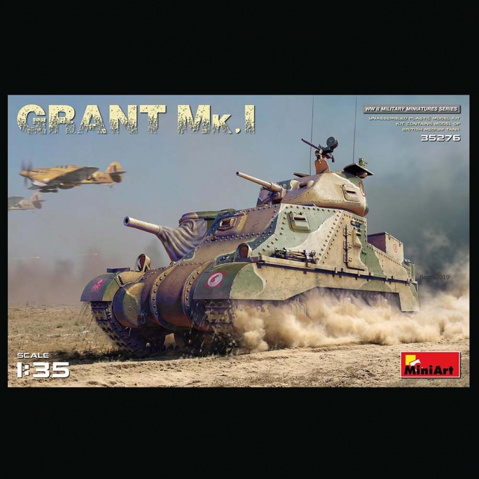 Char / Tank, Grant MK1 (Américain - Britannique) - MINIART 35276 - 1/35