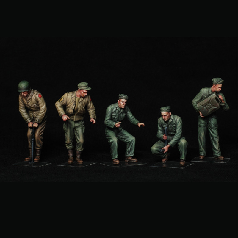 Figurines de conducteurs de l'Armée Américaine - MINIART 35180 - 1/35