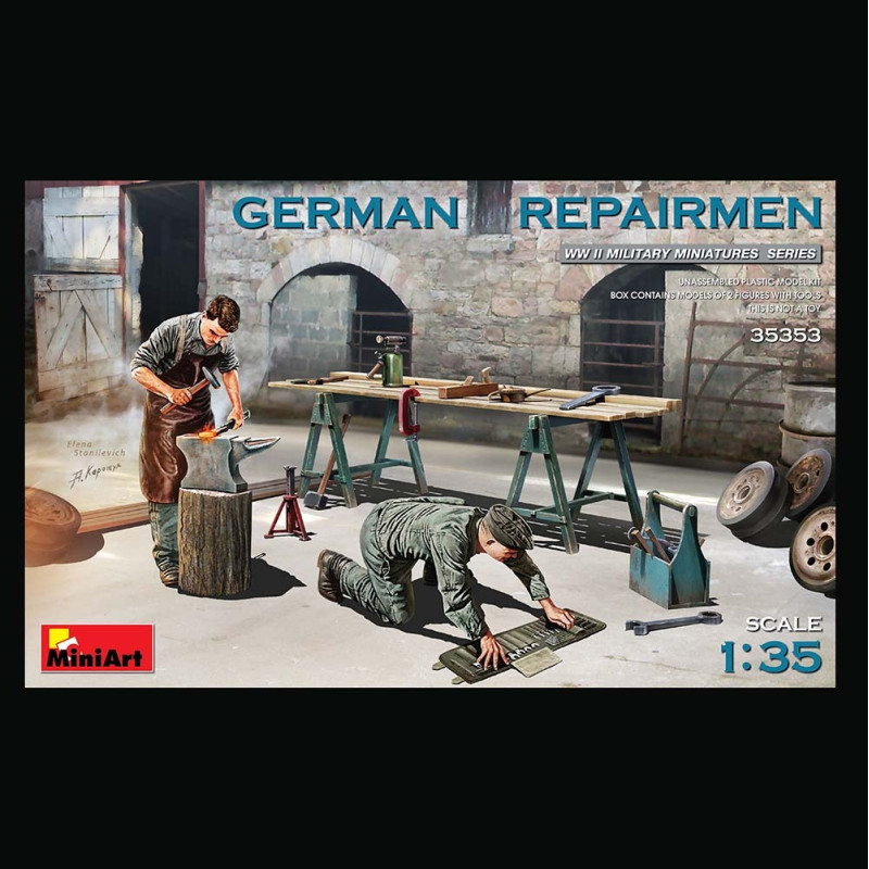 Figurines de Réparateurs Allemand - MINIART 35353 - 1/35