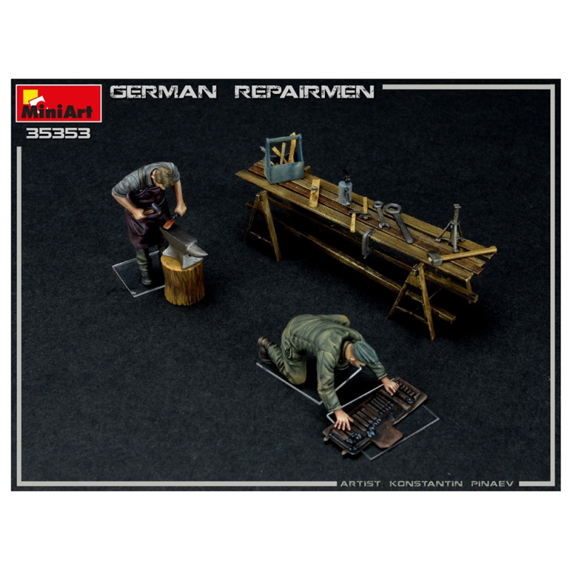 Figurines de Réparateurs Allemand - MINIART 35353 - 1/35