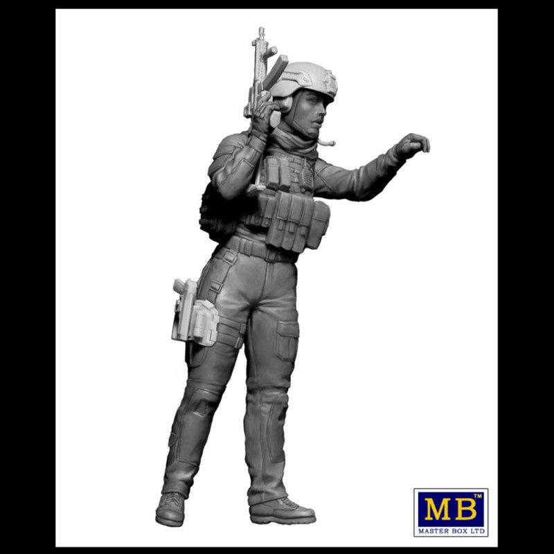 Soldats Modern War Series No 1 Kit - MASTER BOX 24068 - 1/24