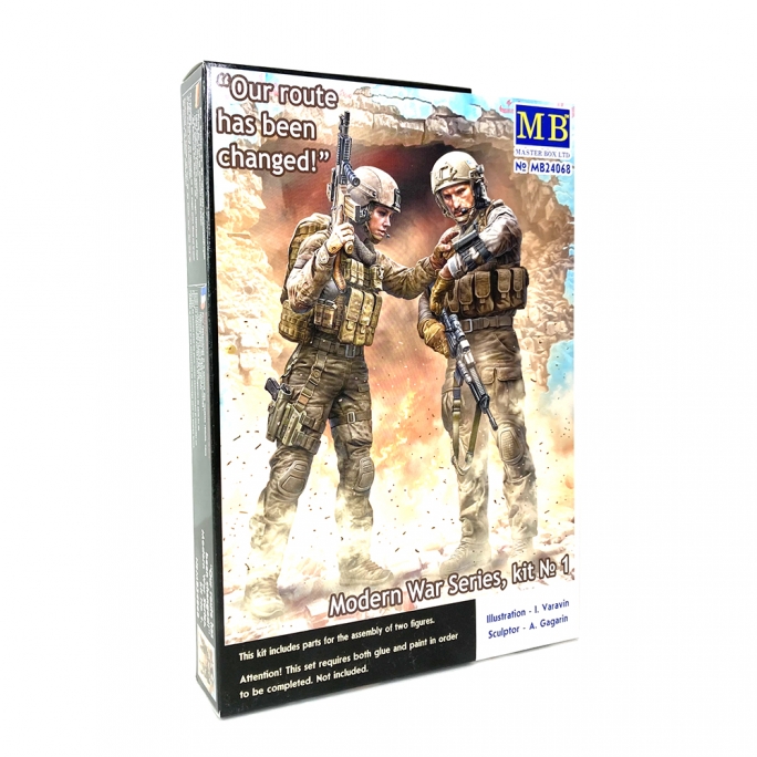 Soldats Modern War Series No 1 Kit - MASTER BOX 24068 - 1/24