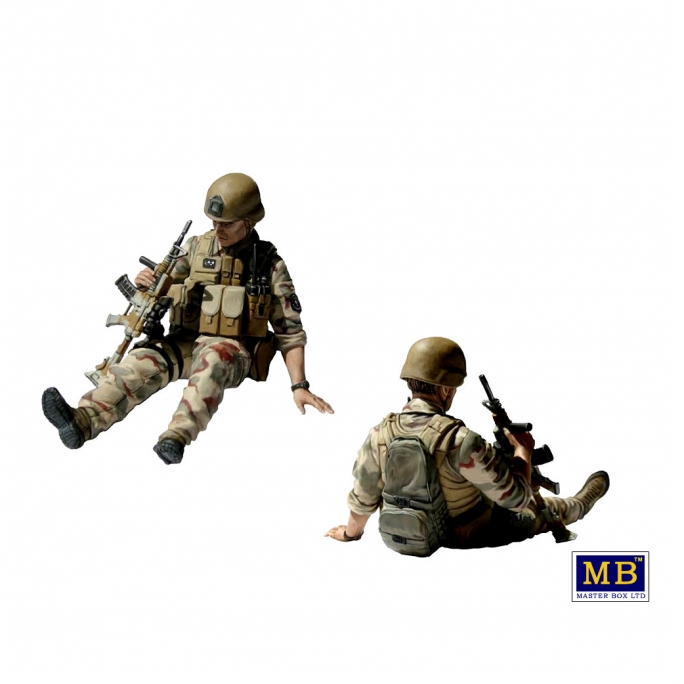 Infanterie Américaine, "Sous les balles" - MASTER BOX 35193 - 1/35