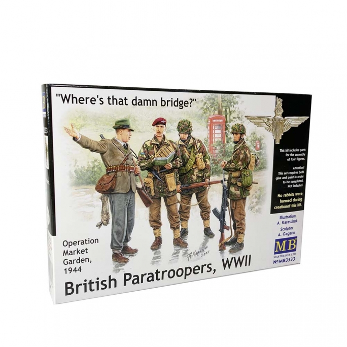 Troupe Paramilitaire Britannique, WW2, "Market Garden" 1944 - MASTER BOX 3533 - 1/35