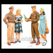 Figurines en Europe (x4), 1945 - MASTER BOX 3514 - 1/35