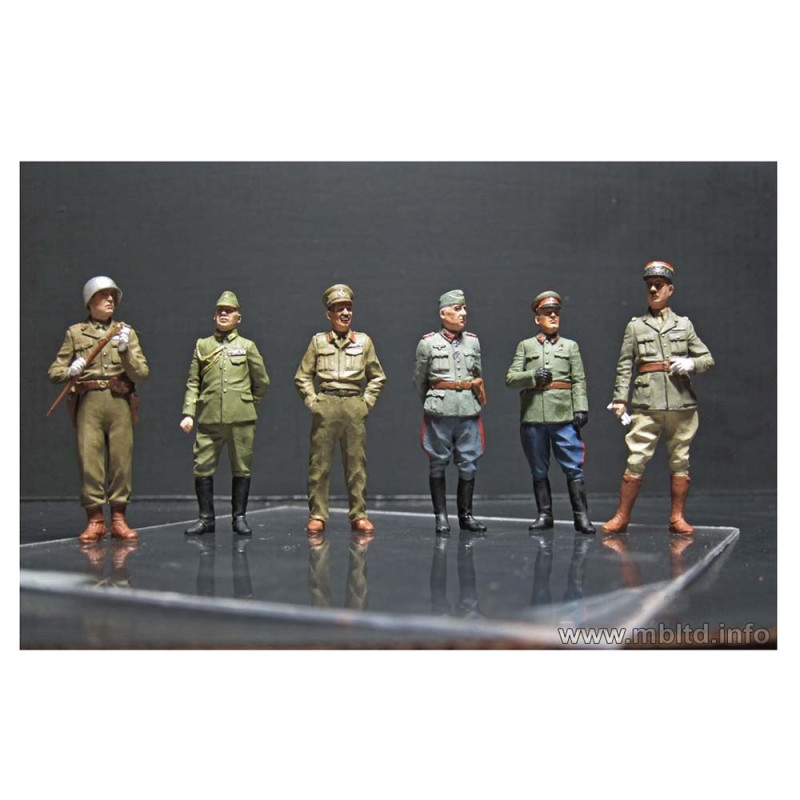 Généraux de la Seconde Guerre Mondiale - MASTER BOX 35108 - 1/35