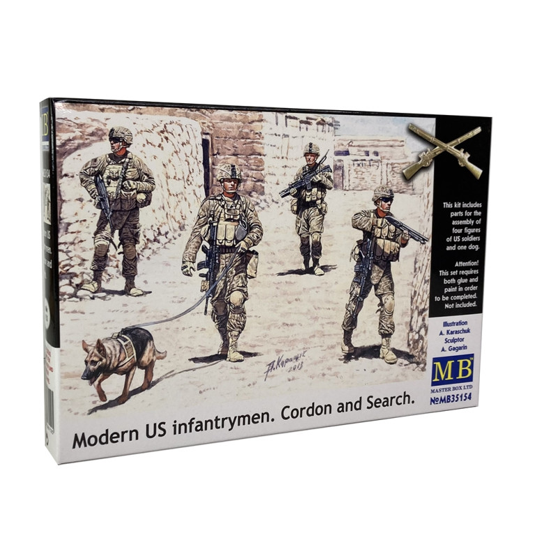Infanterie Américaine, "Recherche" - MASTER BOX 35154 - 1/35