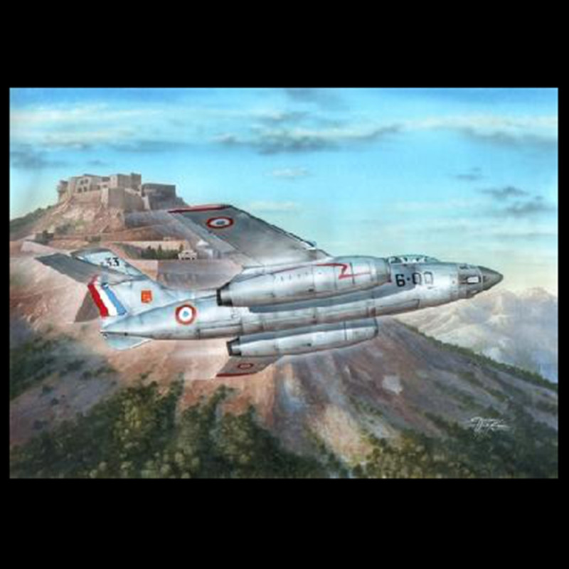 Avion Vautour IIN, AWF, France  - AZUR A100 - 1/72