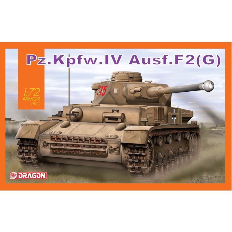 Tank Pz.Kpfw.IV Ausf. F2 (G) - 1/72 - DRAGON 7549