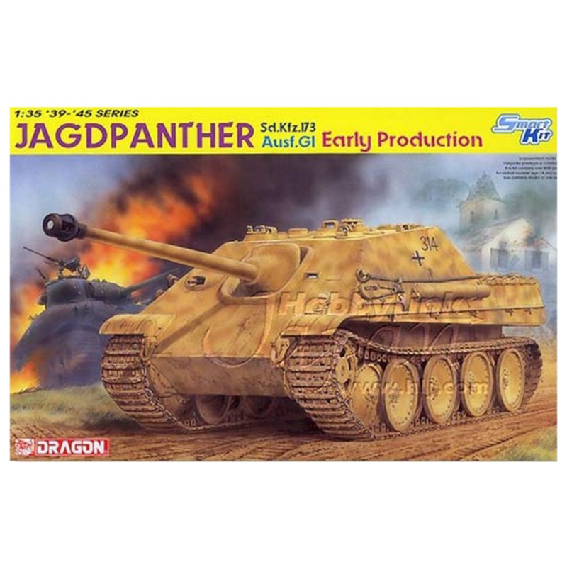 Tank Jagdpanther Sd.Kfz.173 (39-45)  - 1/35 - DRAGON 6458