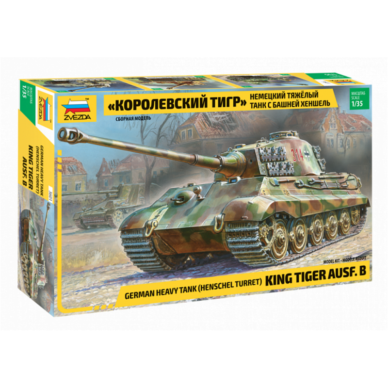 Tank King Tiger Ausf. B - 1/35 - ZVEZDA 3601