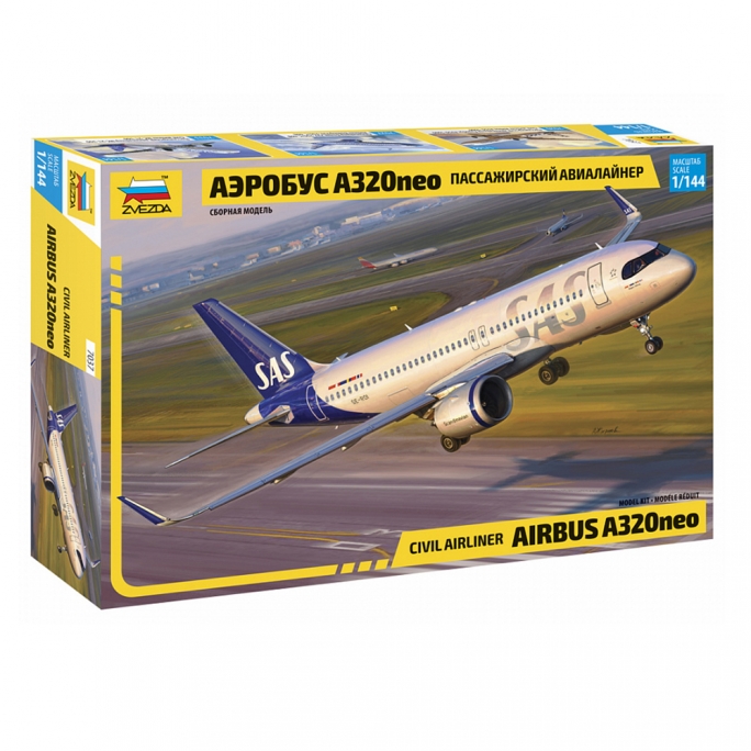 Avion Airbus A320 neo  - 1/144 - ZVEZDA 7037