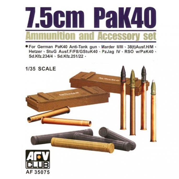 Set de munitions et accessoires  - 1/35 - AFV CLUB 35075