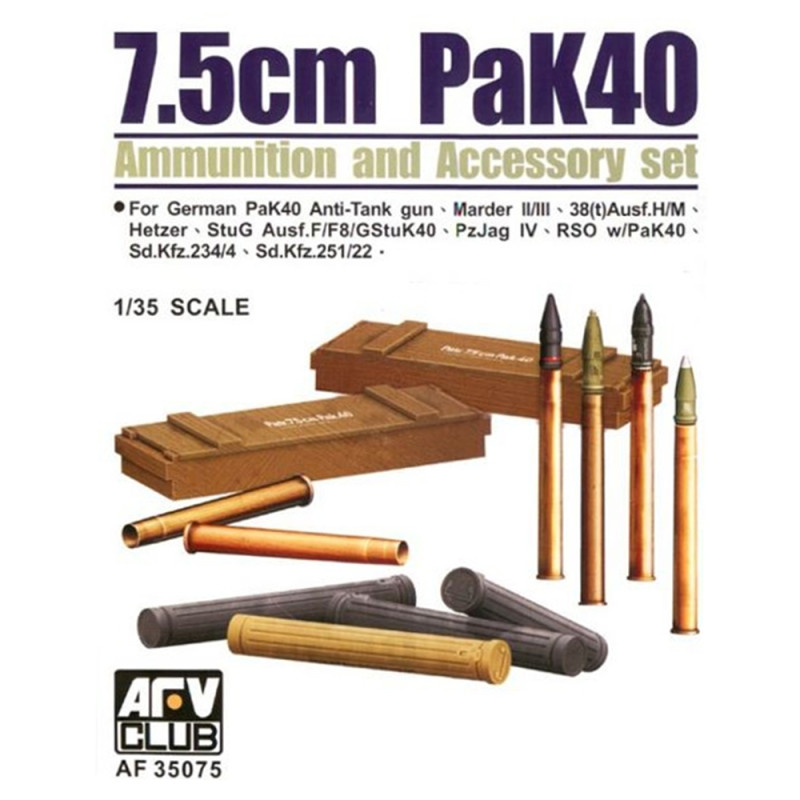 Set de munitions et accessoires  - 1/35 - AFV CLUB 35075