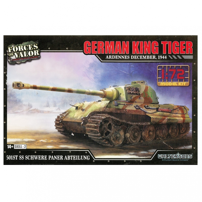 Tank King Tiger Ardennes 1944  - 1/72 - WALTERSONS 873002