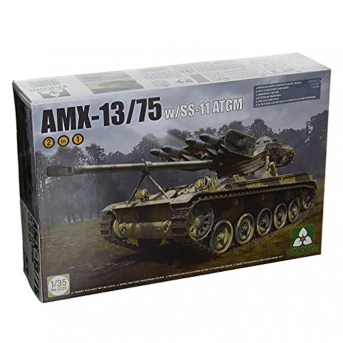 Tank  AMX-13/75 w/SS-11 ATGM  - 1/35 - TAKOM 2038