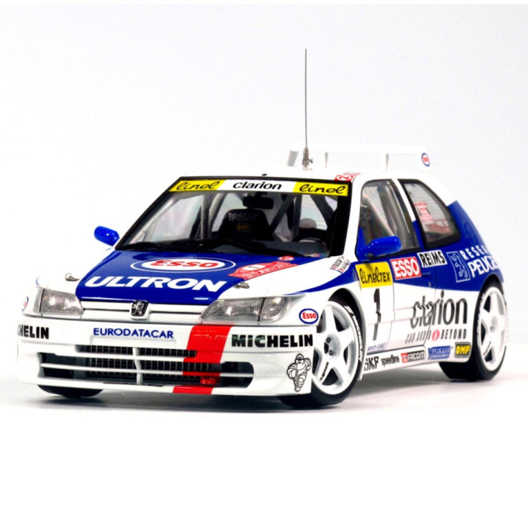 Voiture Peugeot 306 maxi 96 Monté Carlo  - 1/24 - NUNU 24009