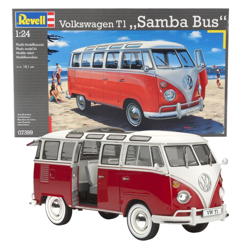 Volkswagen T1 Samba  - 1/24 - REVELL 7399