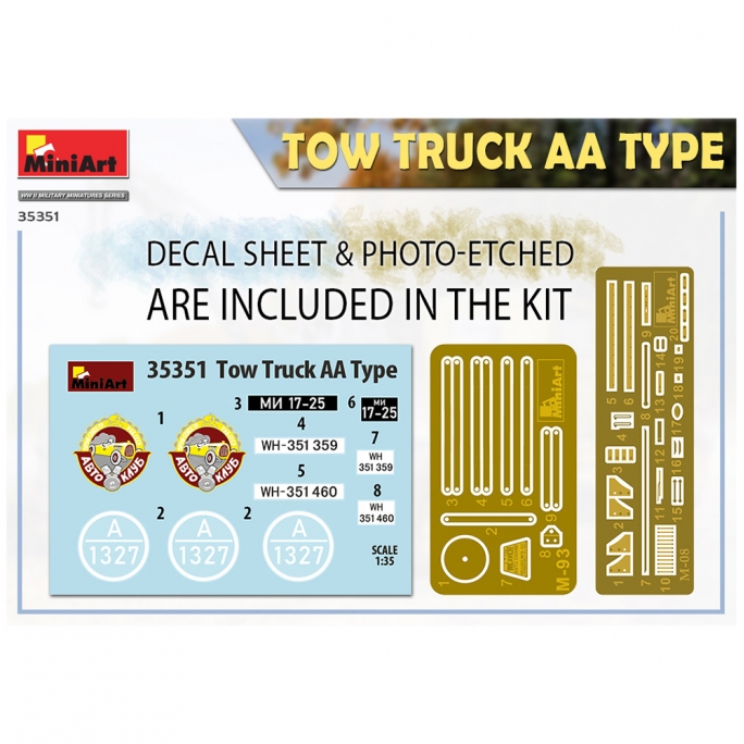 Camion grue tow truck AA  - 1/35 - MINIART 35351