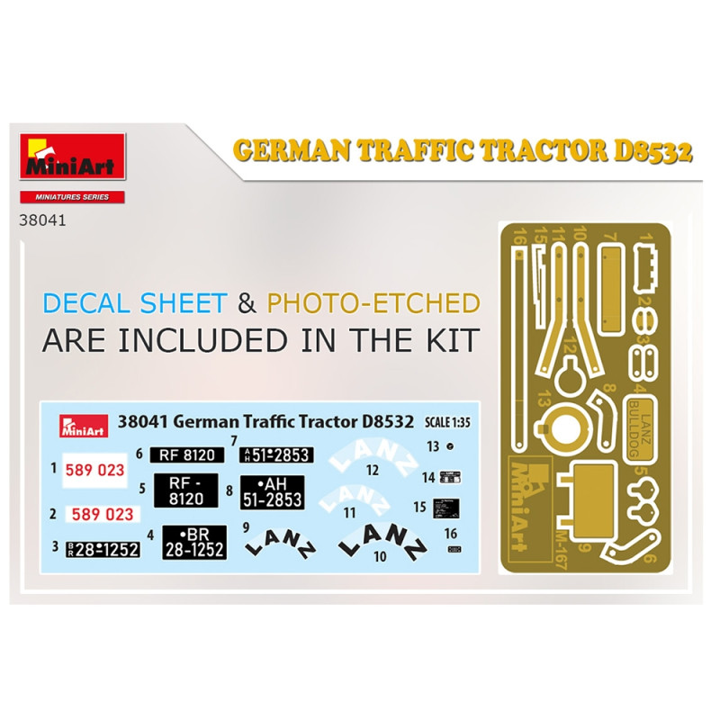 Tracteur german D8532  - 1/35 - MINIART 38041